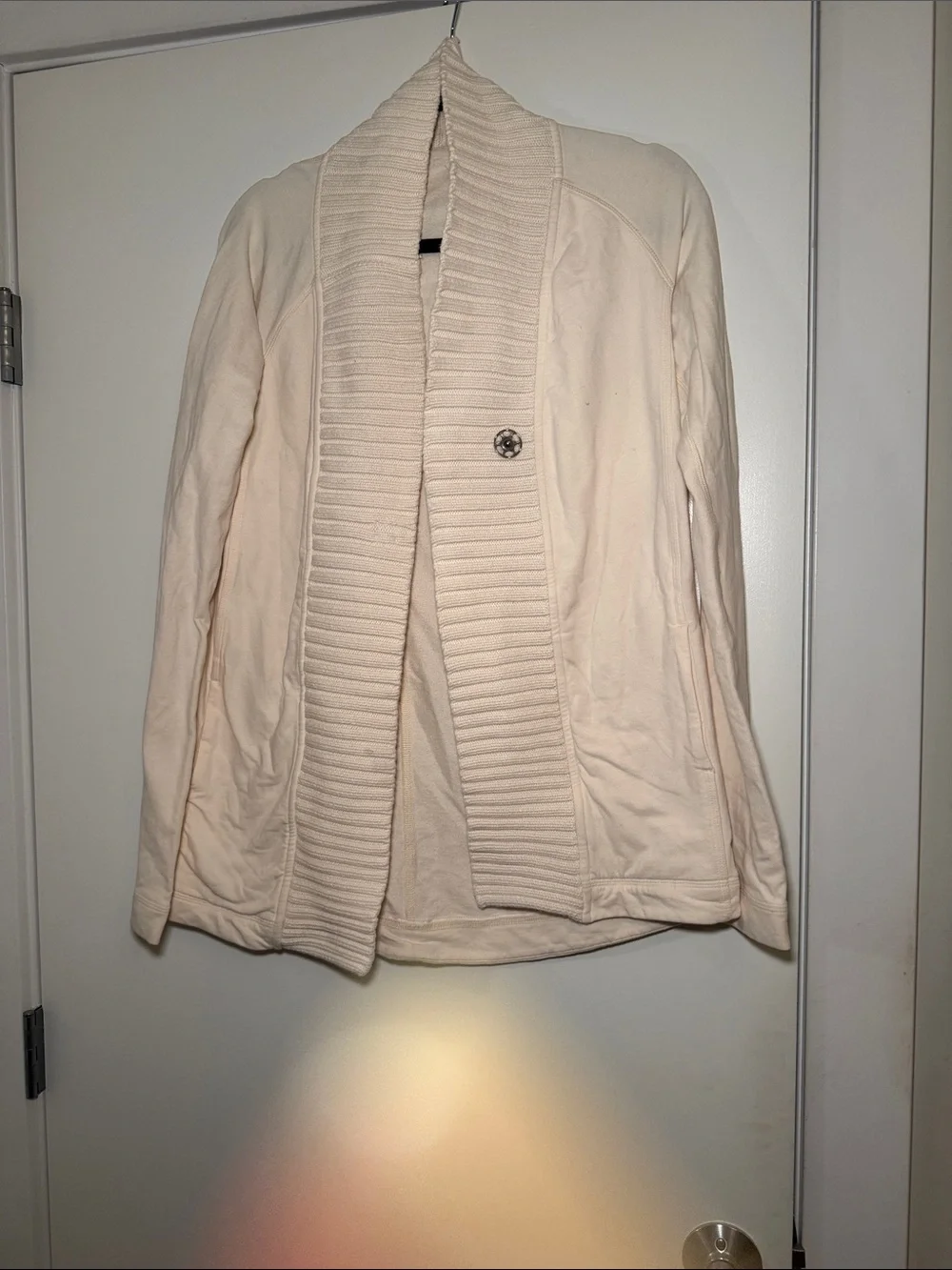lululemon athletica Cream Shawl-Collar Blazer Jacket